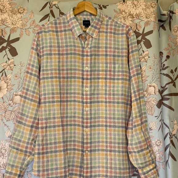 J. Crew Other - Jcrew Long-sleeved linen button down